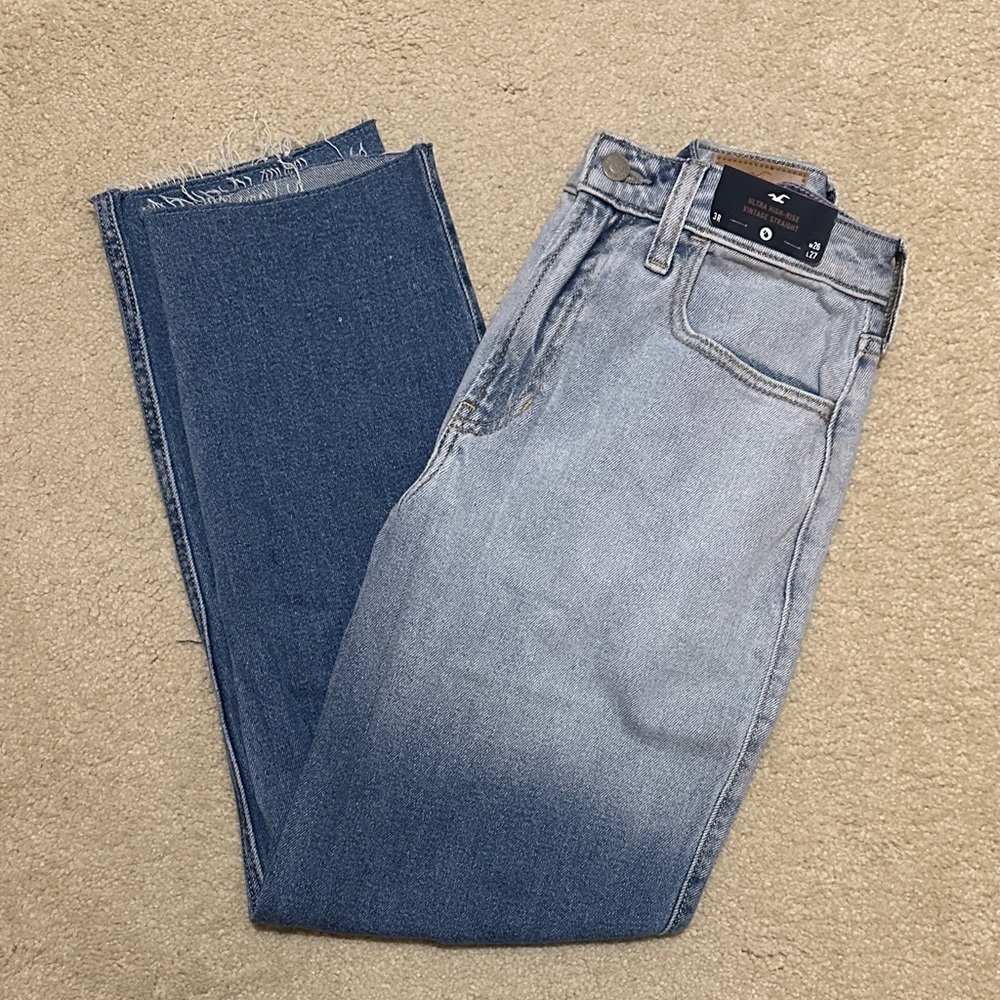 Hollister Women's High Rise Blue Jeans NWT
